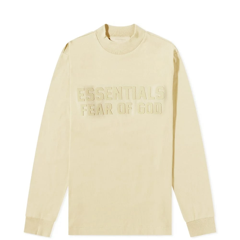 Fear Of God ESSENTIALS Kids Logo Long Sleeve Tee 3 Fear Of God ESSENTIALS Kids Logo Long Sleeve Tee