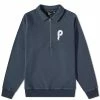 By Parra Bird Face P Half Zip Sweat 2 By Parra Bird Face P Half Zip Sweat -Vendite Pangaia 31 03 2022 ML 47330 NVB 1 1